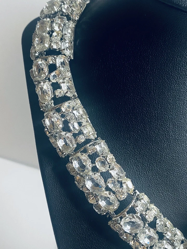 Collar Serpiente Cristal Estilo María Félix Foto 4 de 4