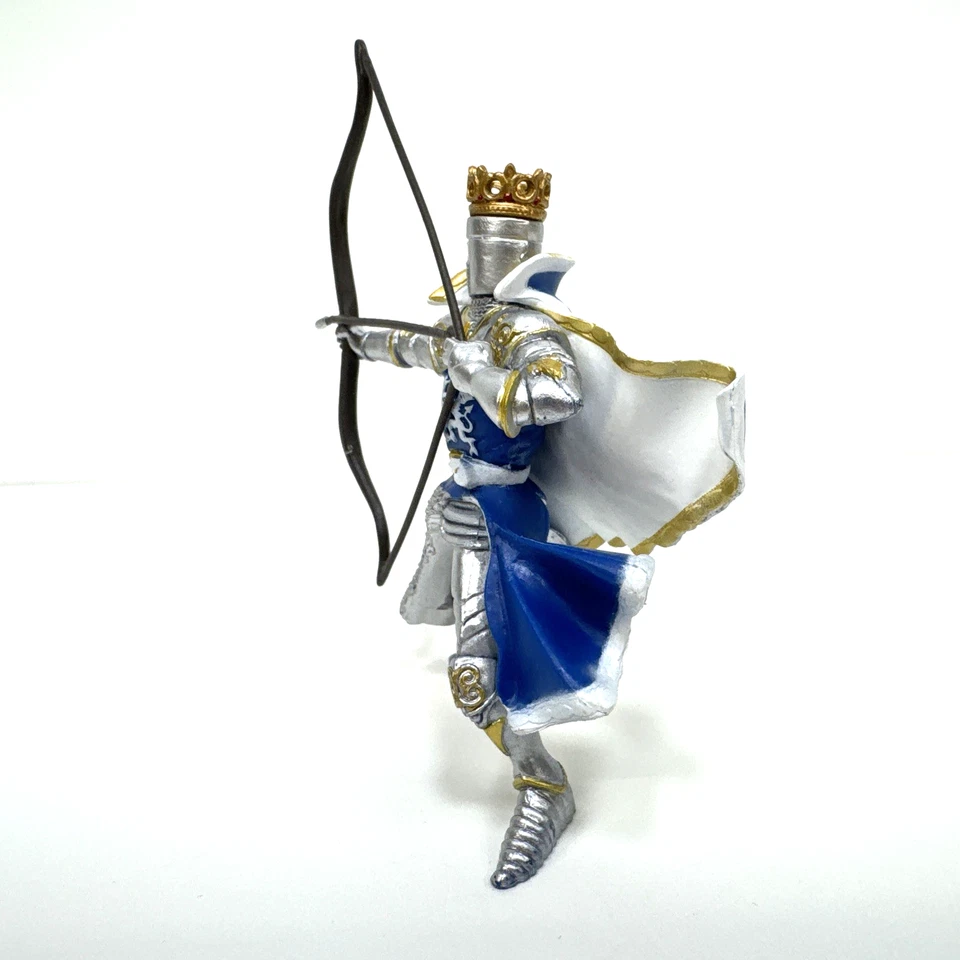 Papo Rey Dragón Caballero Arco y Flecha Soldado Diorama Tema Medieval 4.5” Alto Foto 2 de 4