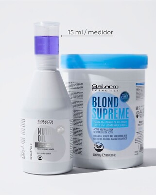 Salerm Blond Supreme Professional Kit (Verfärbung 500g + Nutri Oil 300ml)