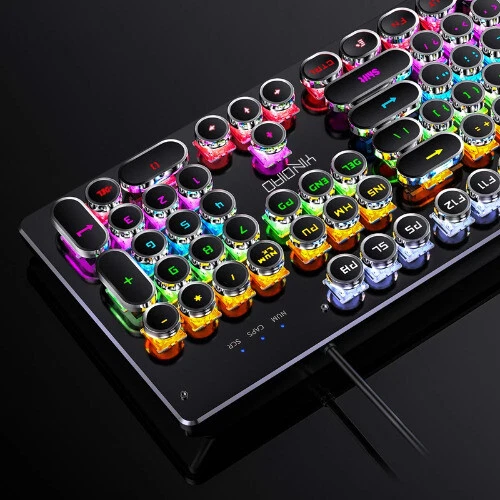 Mechanical Keyboard Switches Gaming Wired Accessories Keyboards with Numpad