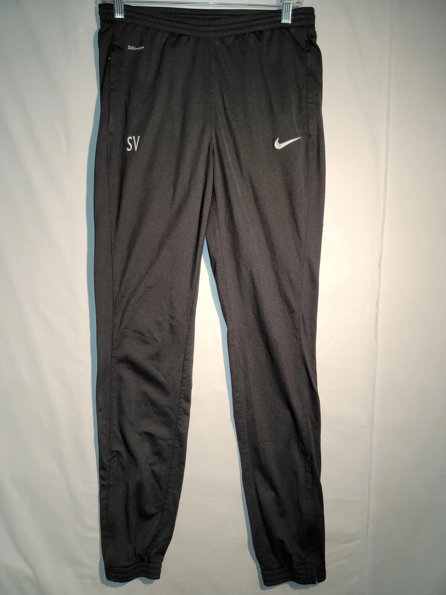 Nike Libero Tech Knit Dri Fit Training Pants Womens Small Black Soccer  588516