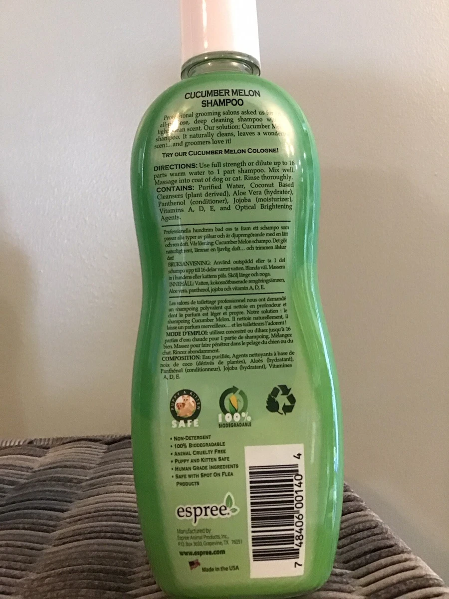 Cucumber melon hotsell dog shampoo