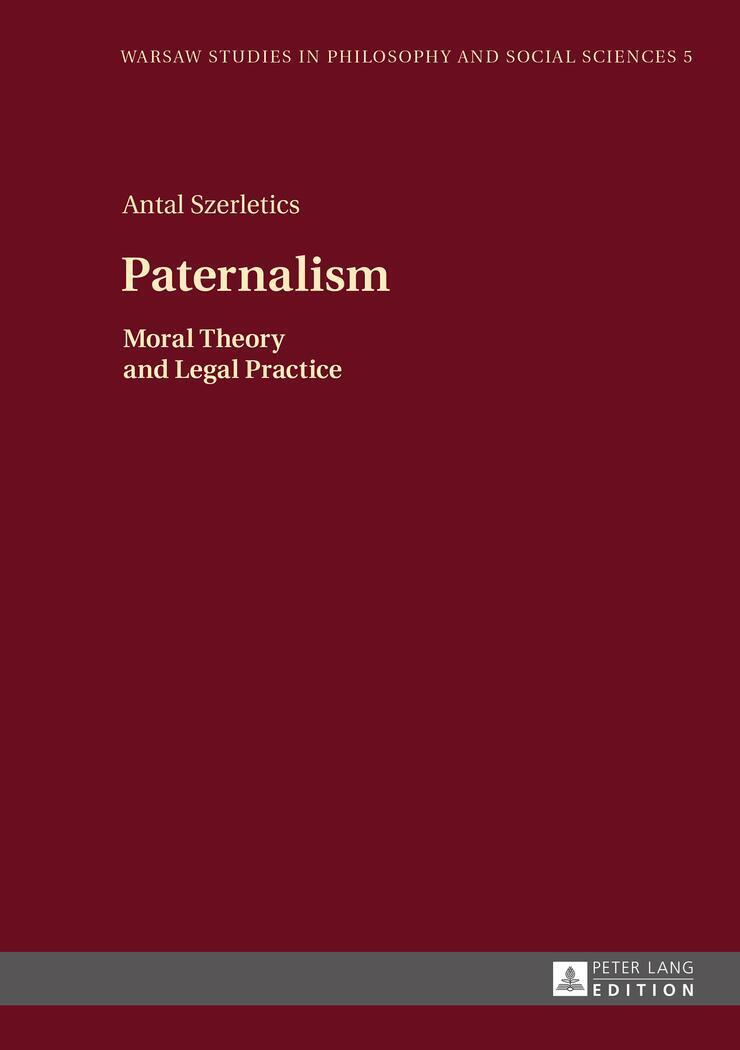 Thumbnail - Antal Szerletics | Paternalism | Buch | Englisch (2015) | Peter Lang