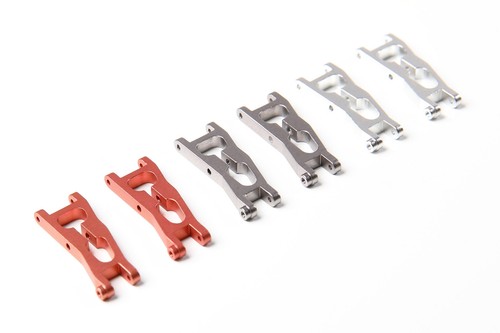 CNC Aluminum 1:36 Scale Team Losi Micro T Front Suspension Arm Set - Picture 2 of 5