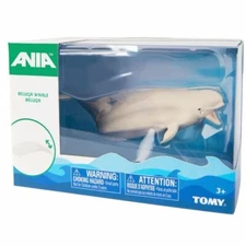 Ania BELUGA WHALE Animal Figure TOMY T16066