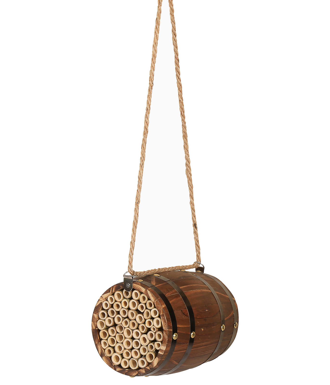 Insektenhotel Bienenhaus Wespenhaus Padua 17.5x15x15cm Holz, Dehner Natura