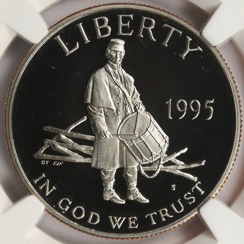 1995-S 50c Civil War Battlefields Commemorative Half Dollar NGC PF69UCAM - Image 3 of 4