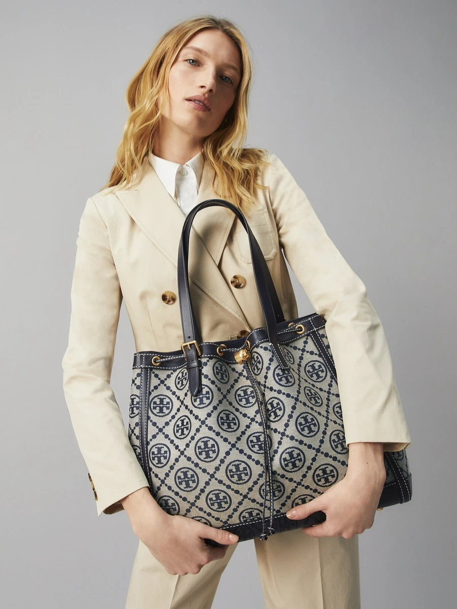 Tory Burch Mini Jacquard T Monogram Tote Bag