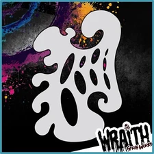 Freehand Shield #1 - Reusable Airbrush Stencil Template