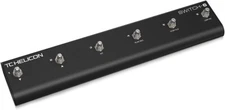 TC Helicon Switch-6 Accessory Pedal Expanded Effects Control JP Switch 6 Black