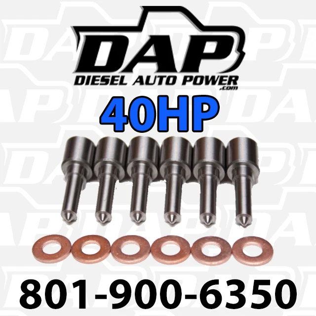 DAP 6x 125HP Injectors 7x0.0095 VCO For 98.5-2002 Dodge 5.9L Cummins 24 Valve VP44 - View #2