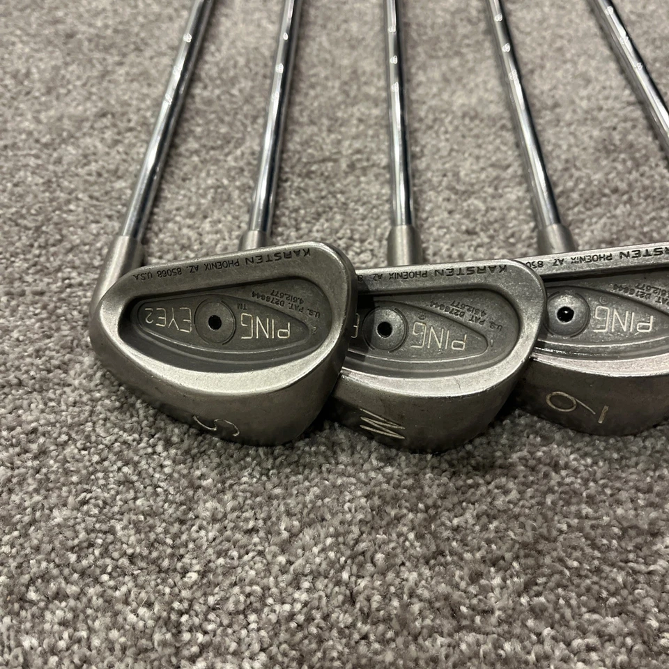 Ping Eye 2 Iron Set Clubs 2-9, PW, SW Steel Regular Right RH Black Dot STD - Image 4 of 4
