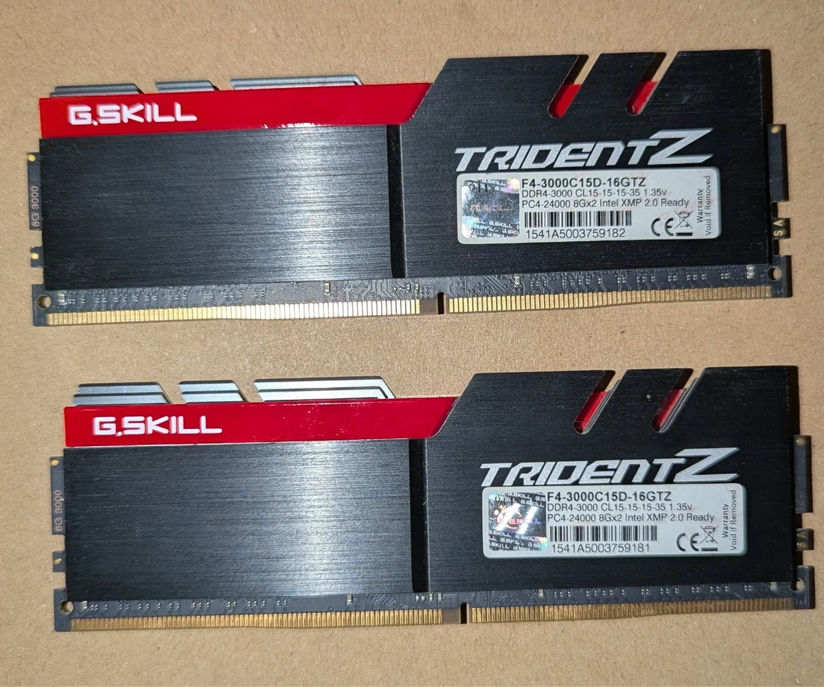 G. SKILL PC4-24000 (DDR4-3000) Bus Speed Computer RAM 16 GB Total