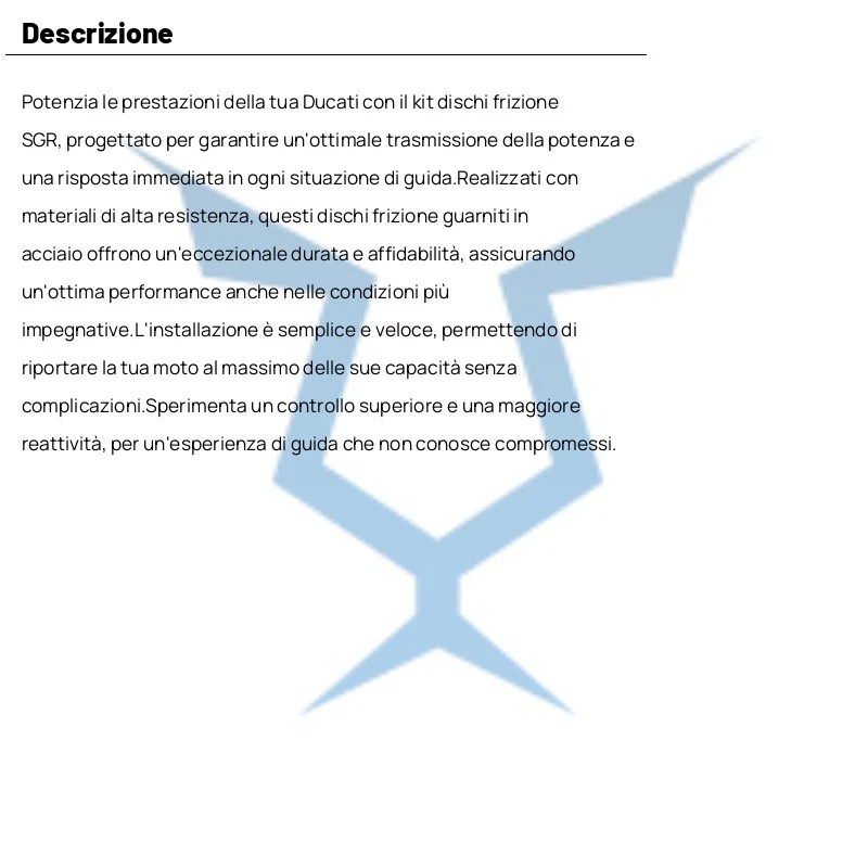 KIT DISCHI FRIZIONE COMPLETI per Ducati 996 996 SPS III 2000-2000 Foto 4 de 4