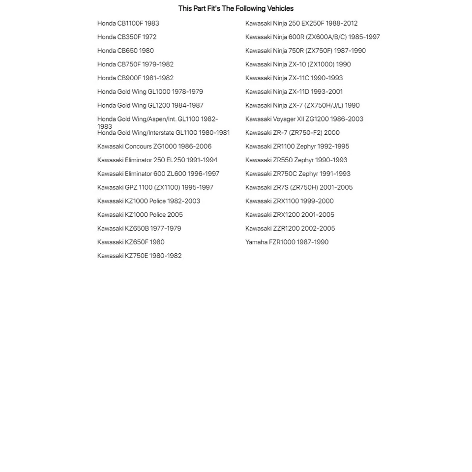 Tusk First Line Oil Filter For KAWASAKI Ninja 600R (ZX600A/B/C) 1985-1997 Foto 3 de 4