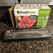 FoodSaver Multi-Use Vacuum Sealing Food Preservation Combo Pack + OidoZac Sealer