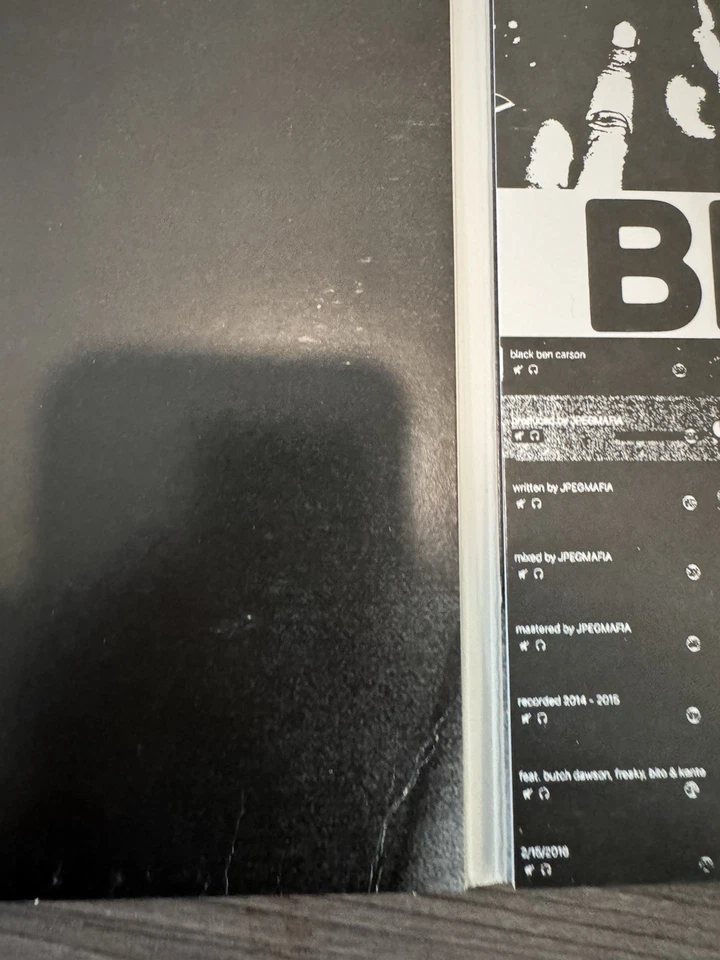 Jpegmafia Black Ben 3LP SIGNED Black Limited Edition Vinyl *READ DESCRIPTION* - Image 4 of 4