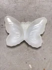 Vintage 1970’s Avon Milk Glass Butterfly Vanity Dish