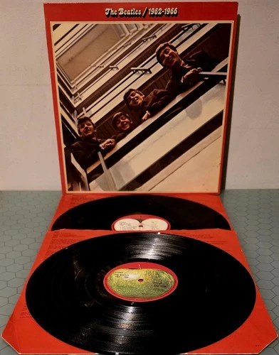 THE BEATLES 1962-1966 ORIGINAL UK '73 PRESS PCSP717 X2 Vinyl LP G/F & Inners EX!