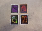 USA Used, 2019 Issue, Spooky silhouettes, Set of 4.