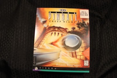 NEW FACTORY SEALED Classic 1995 PC game 3-D Ultra Pinball: Creep Night