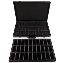 HO Slot Car Aluminum Carrying Case For AFX Auto World Tyco Aurora Fits 60 cars