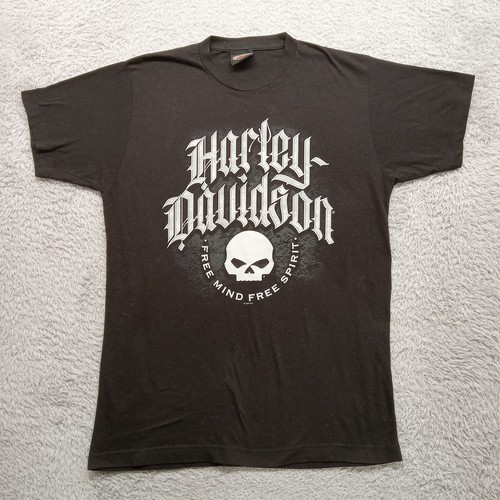 Harley Davidson T-Shirt M Black Motorcycle Savannah Georgia Willie G - Picture 2 of 6