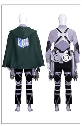 Anime Attack On Titan Rivaille Ackerman Disfraz Trajes Cosplay 3D Equipo de maniobra - Imagen 7 de 13