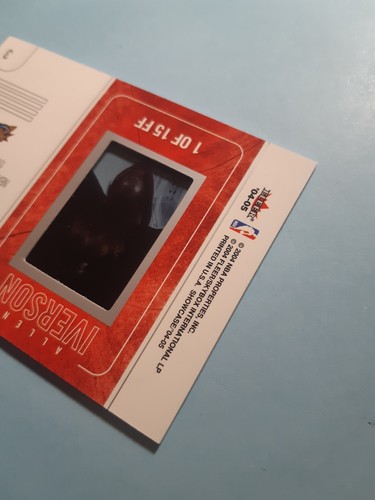 Allen Iverson Limited Edition /50 Fleer Showcase Feature Film 2004-05 NM-M - Picture 19 of 24