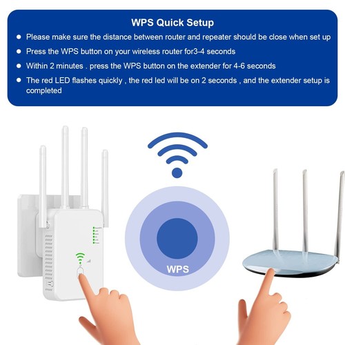 NEU WLAN Router Range Wifi Verstärker Signal Access Point Booster 1200Mbps - Bild 6 von 14