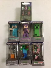 Minecraft Adventure Figures Set Of 6 Series 1 Vinyl Build Your Adventure
