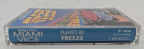 Songs From Miami Vice by Freeze Cassette Tape 1986 NOT Original Soundtrack - Picture 3 of 3