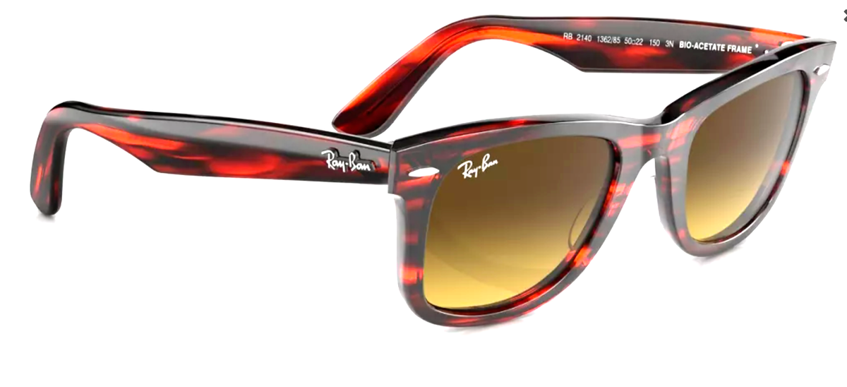 RAY-BAN Sunglasses RB 2140 1362/85 50-22 WAYFARER Tortoise Frames