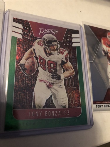 🔥Tony Gonzalez 🔥CHIEF HOF (AUTO Lot) 4 Karten (#70/99) - Bild 4 von 6