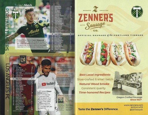 Programa de fútbol/fútbol Portland Timbers ""Verde y blanco"" de la MLS volumen 7, número 4 - Imagen 5 de 5