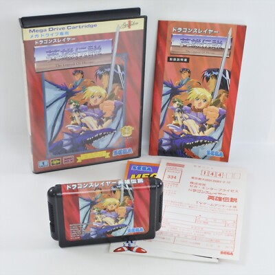 DRAGON SLAYER The Legend Of Heroes Mega Drive Sega 9301 md | eBay