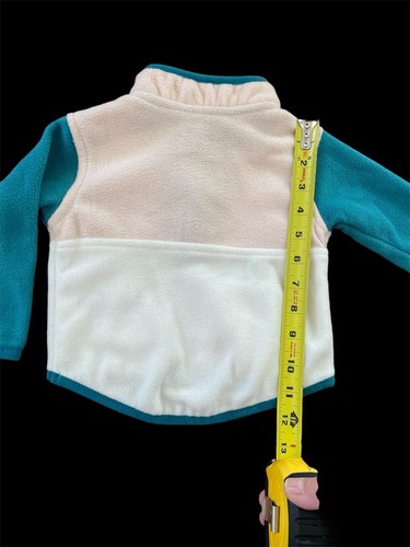 Eddie Bauer NWT Pink/Turquoise Capri Breeze Fleece Top & Jogger Pants-12Mos - Picture 6 of 9