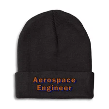 Beanies for Men Aerospace Engineer Winter Hats for Women Acrylic Skull Cap