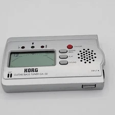 Korg GA-30 Guitar/Bass Tuner with LCD Needle and Reference Tone GA30 WORKS