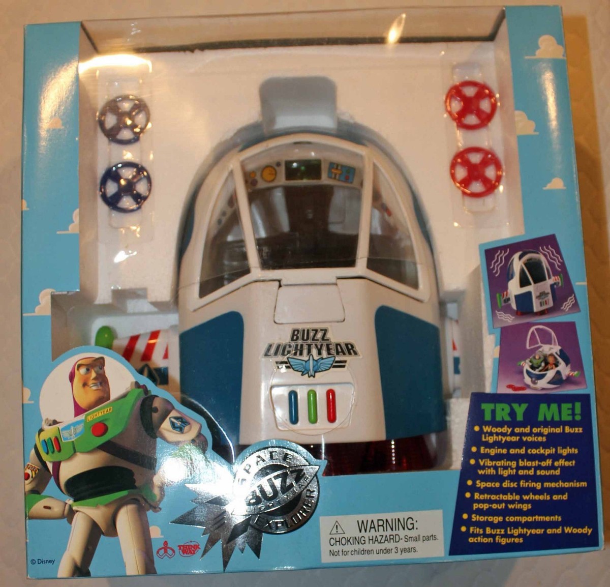 Toy Story Rare Thinkway 1995 Buzz Lightyear Space Explorer! | eBay