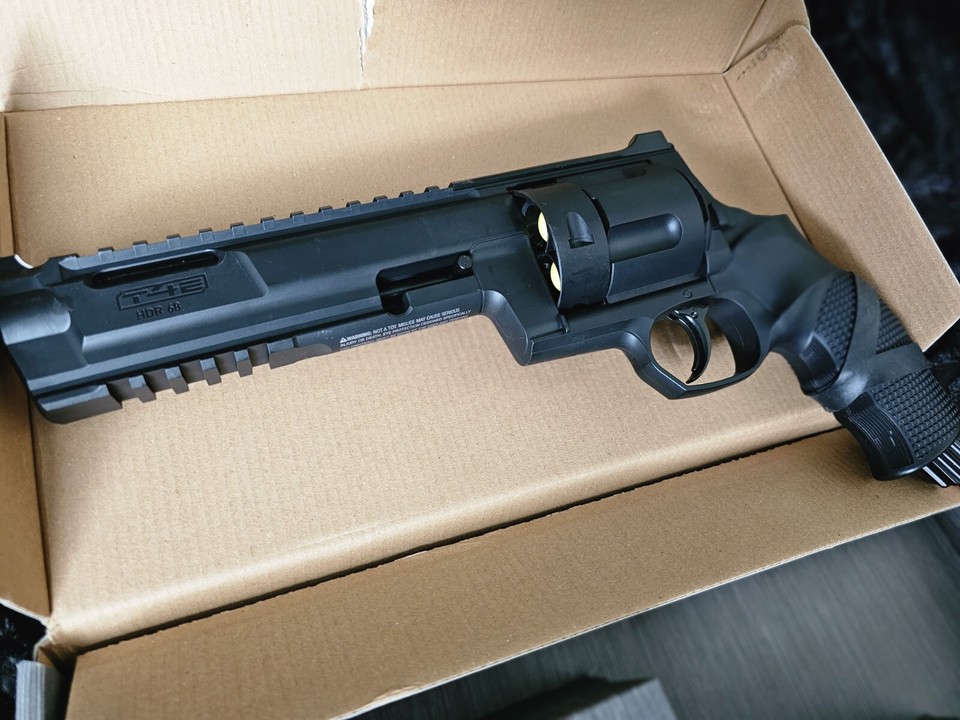 Umarex T4E HDR .68 Caliber Paintball Gun Marker Revolver 16 Joules