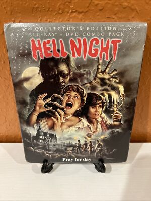 HELL NIGHT (1981) BLU-RAY SCREAM FACTORY NEW W/ OOP SLIPCOVER DVD