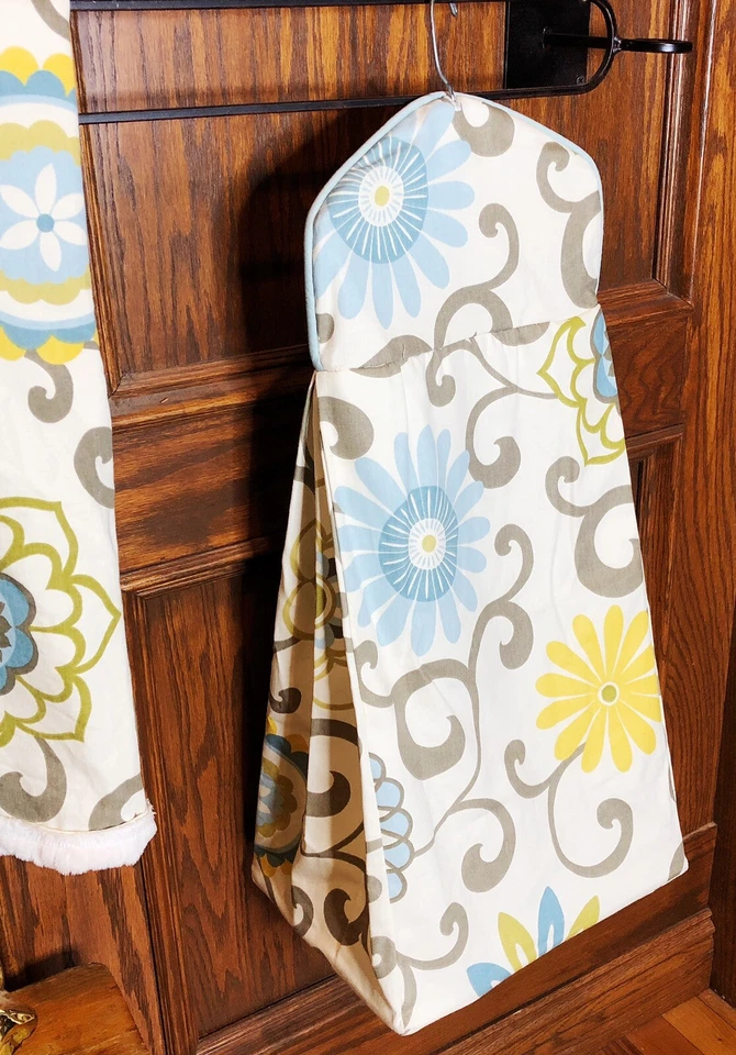 Carousel Designs Цветочное Редкое Детское Одеяло И Подходящие Подгузники Штабелер Лот Мягкий ❤️ - Изображение 2 из 4