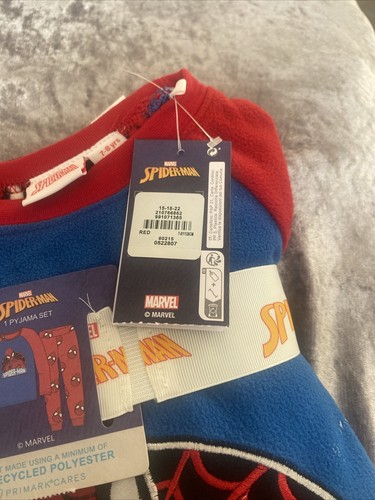Boys Spider-Man Pyjamas Brand New 7-8 Years - Picture 3 of 4