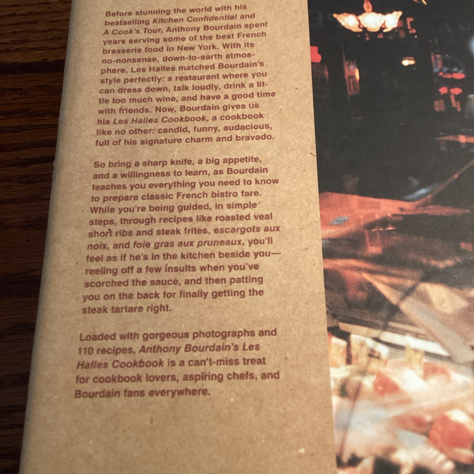 Anthony Bourdain's Les Halles Cookbook 1st Edition NEW Falak Tayyeb