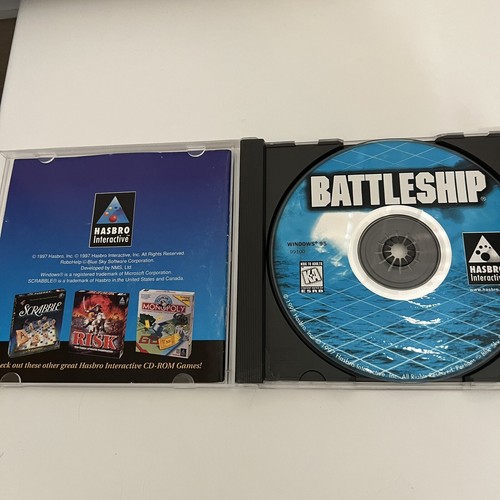 Battleship The Ultimate Naval Warfare gioco CD-ROM per PC Windows 95 Hasbro CIB - Foto 2 di 3