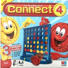 Connect 4 3 or 5 Way Play, Red Yellow Checker Blue Parts 2008 - 2009 Replacement
