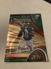 2022 Donruss Elite Football Full Throttle Green Parallel #8 Jalen Reagor Eagles