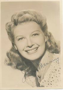 Irene Manning Vintage Signed Sepia Matte Finish Photograph Ebay