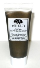 2 x ORIGINS Clear Improvement HONEY Charcoal Mask .5 fl.oz. 15 ml. Tube New